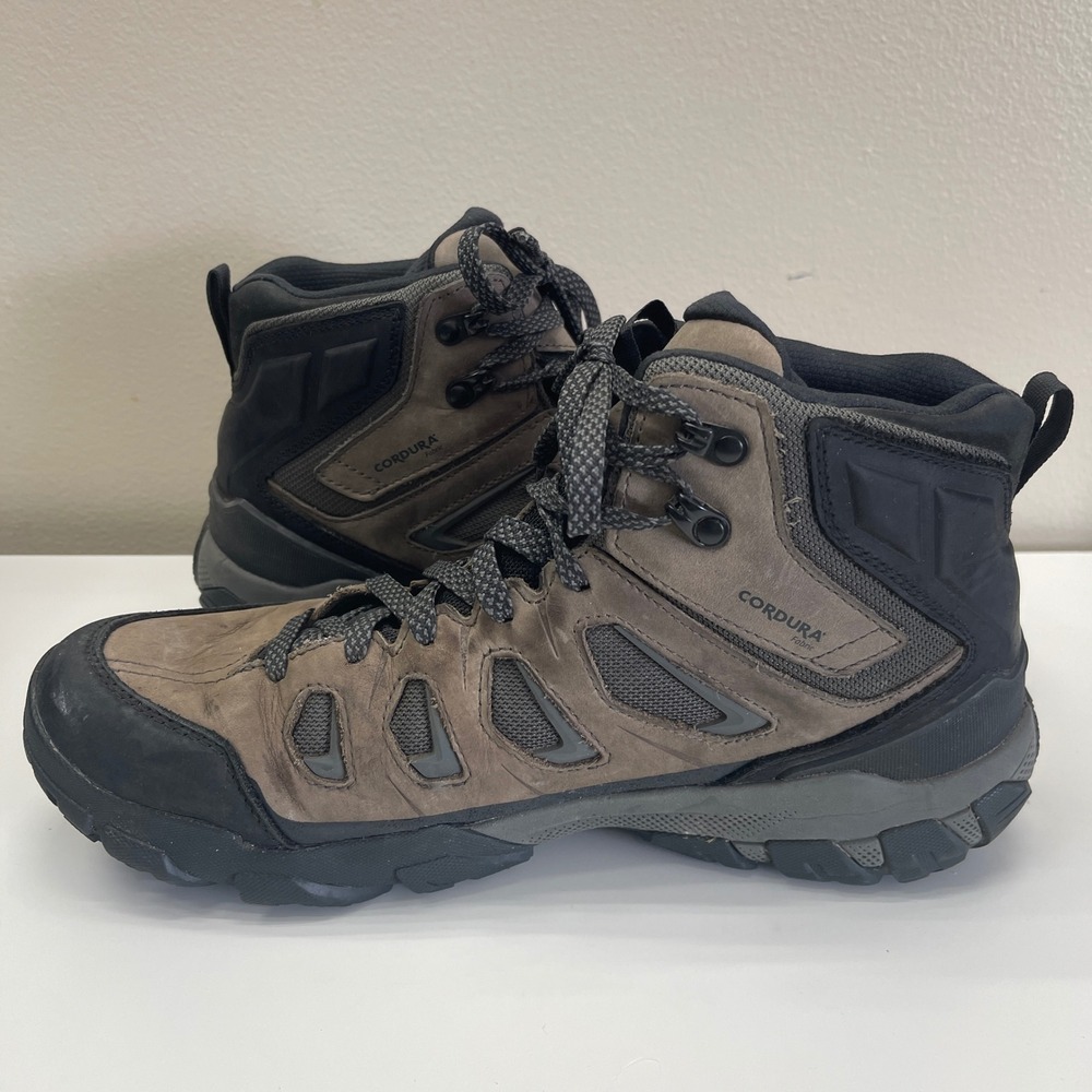 Oboz Sawtooth X Mid B-DRY Hiking Boots Mens 11 Brown Waterproof Trail Shoes - Picture 6 of 9